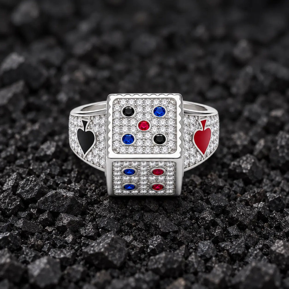 The Victory Roller Moissanite Ring by Aumpex