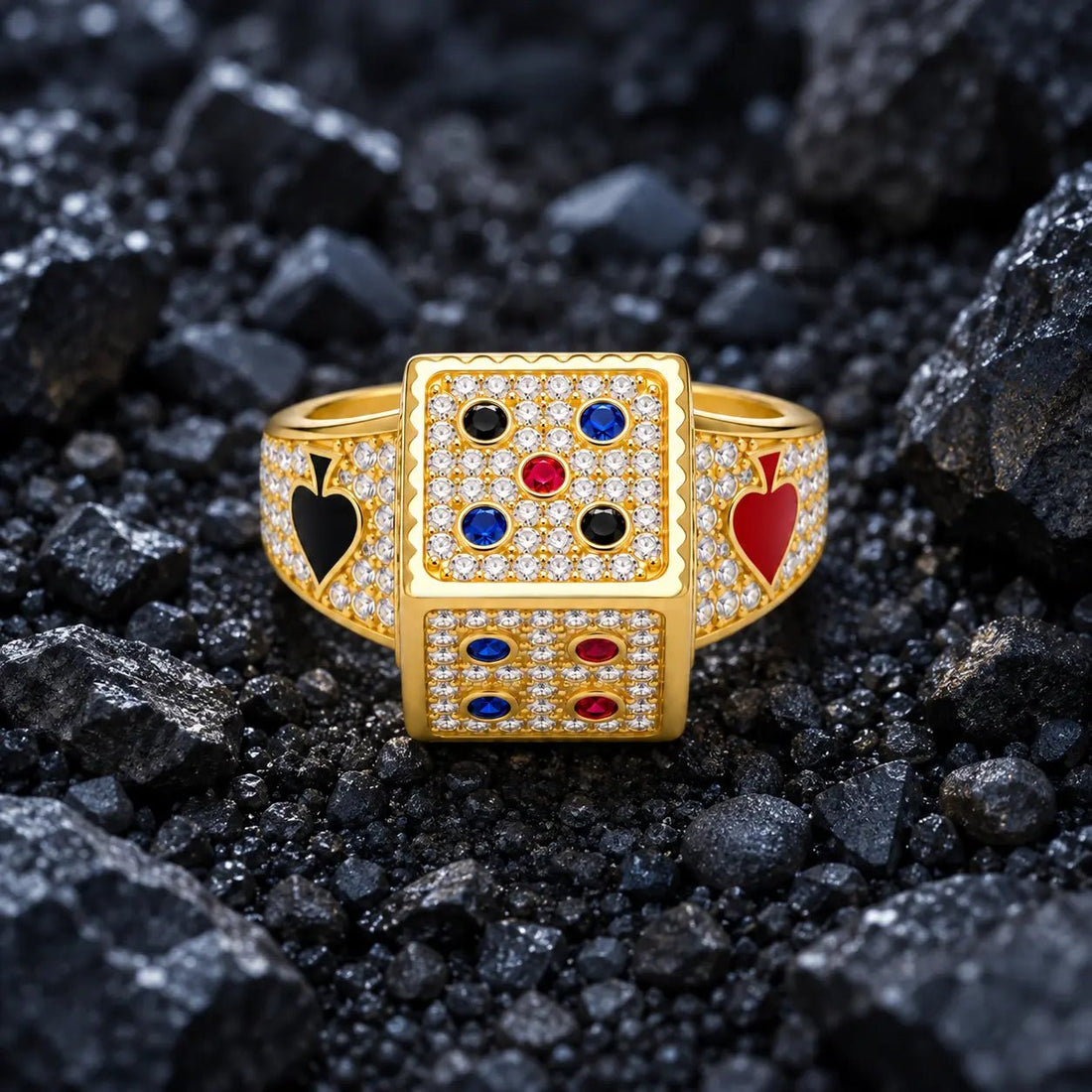 The Victory Roller Moissanite Ring by Aumpex
