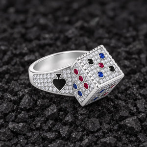 The Victory Roller Moissanite Ring by Aumpex